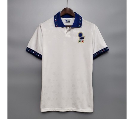 Italy 1994 World Cup Away White Soccer Jersey